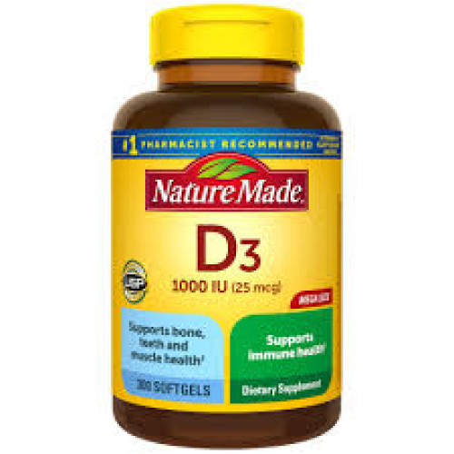 Nature Made D3 1000IU 25mcg